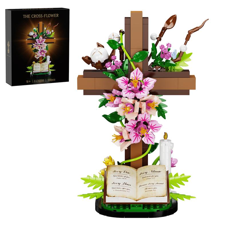 Jesus Cross Bouquet Building Set