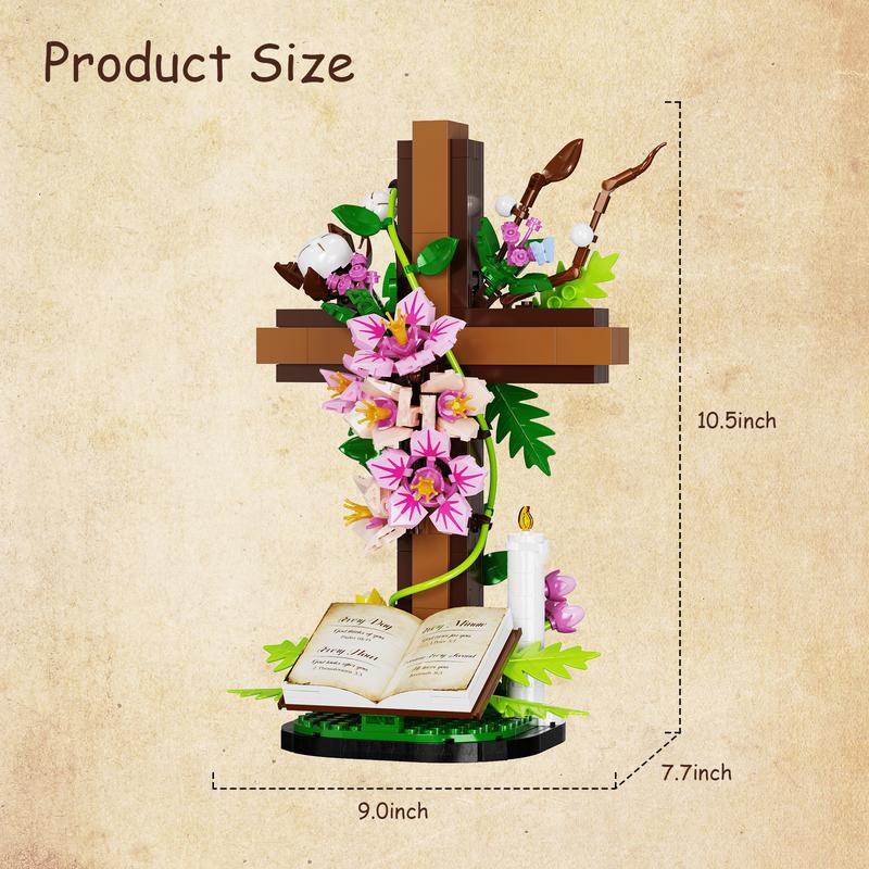 Jesus Cross Bouquet Building Set